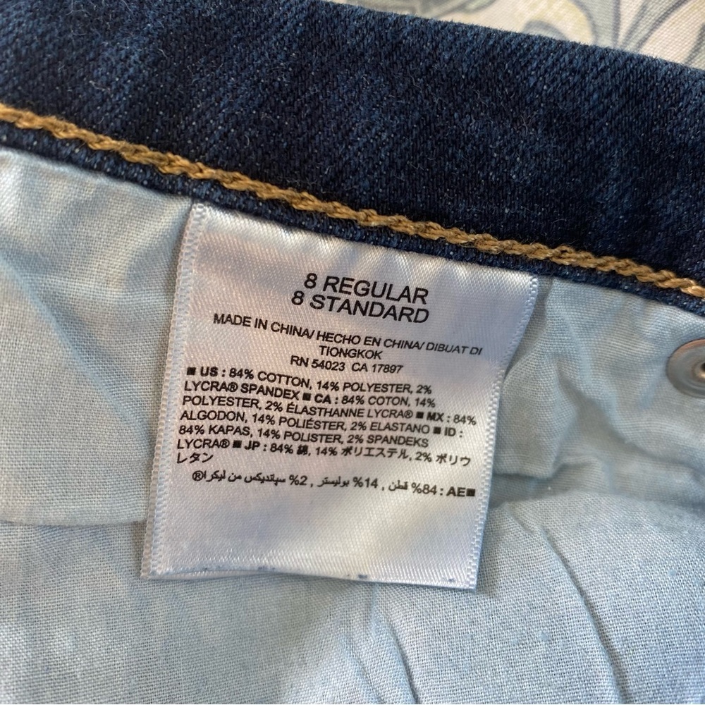 Old Navy Size 8 Dark Wash Mid-Rise Skinny Jeans Bundle - Picture 6 of 16